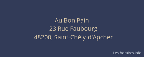 Au Bon Pain