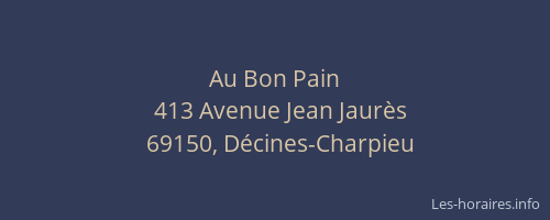 Au Bon Pain