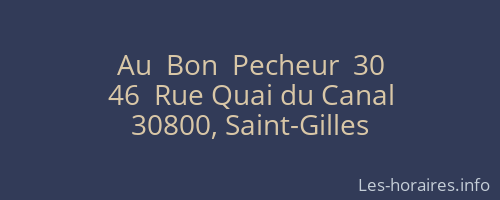 Au  Bon  Pecheur  30
