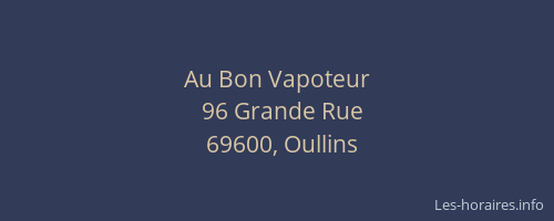 Au Bon Vapoteur