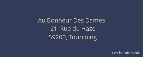 Au Bonheur Des Dames