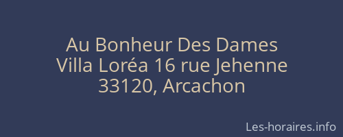 Au Bonheur Des Dames