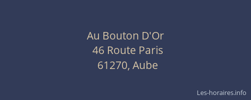 Au Bouton D'Or