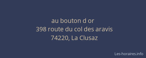 au bouton d or