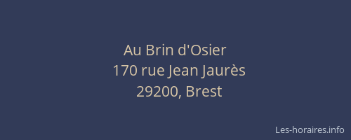 Au Brin d'Osier