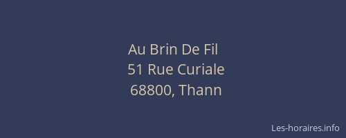 Au Brin De Fil