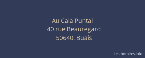 Au Cala Puntal