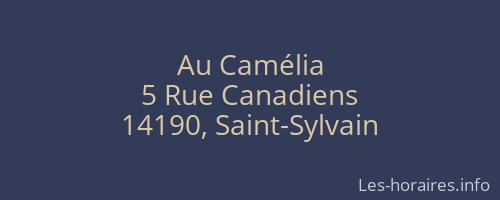 Au Camélia