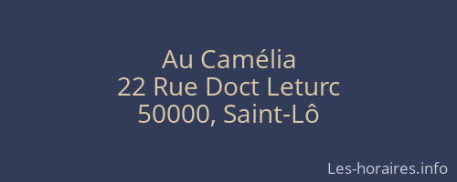 Au Camélia