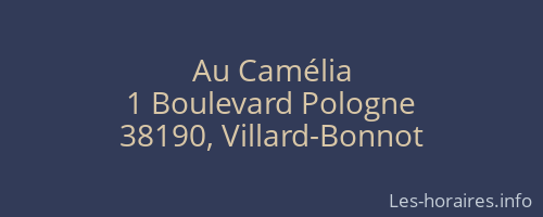Au Camélia