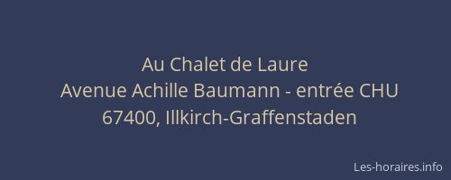 Au Chalet de Laure