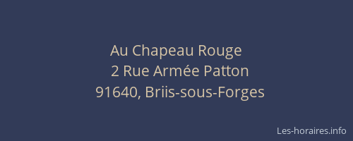 Au Chapeau Rouge