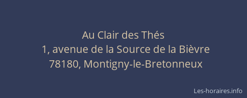 Au Clair des Thés
