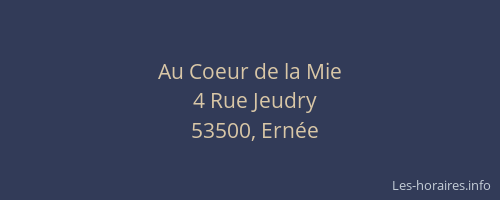 Au Coeur de la Mie