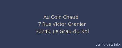 Au Coin Chaud