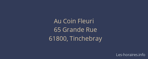 Au Coin Fleuri