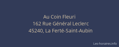 Au Coin Fleuri