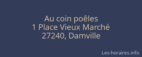 Au coin poêles