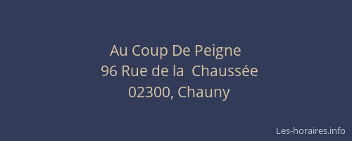 Au Coup De Peigne