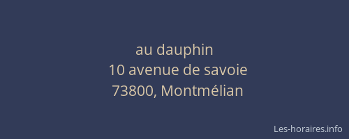 au dauphin