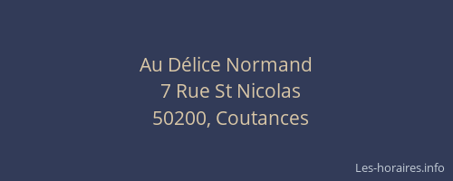 Au Délice Normand