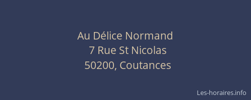 Au D&eacute;lice Normand