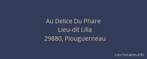 Au Delice Du Phare