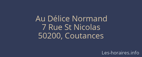 Au Délice Normand