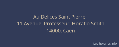 Au Delices Saint Pierre