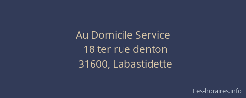 Au Domicile Service