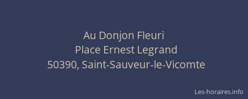 Au Donjon Fleuri