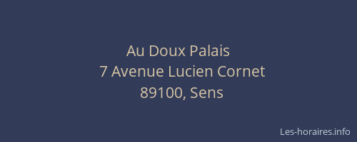 Au Doux Palais