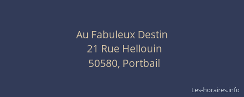 Au Fabuleux Destin