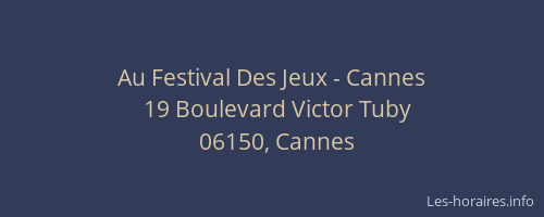 Au Festival Des Jeux - Cannes