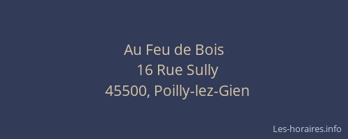 Au Feu de Bois