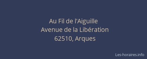 Au Fil de l'Aiguille