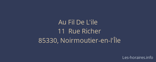 Au Fil De L'ile