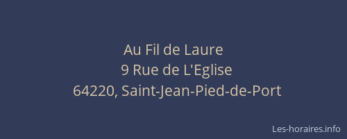 Au Fil de Laure