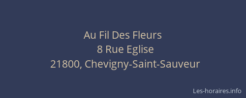 Au Fil Des Fleurs