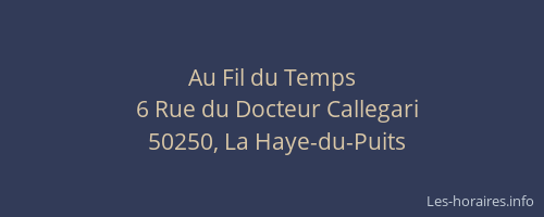 Au Fil du Temps
