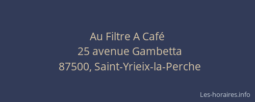 Au Filtre A Caf&eacute;