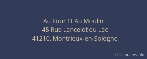 Au Four Et Au Moulin