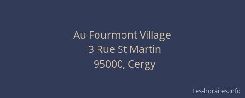 Au Fourmont Village