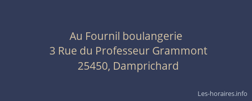 Au Fournil boulangerie