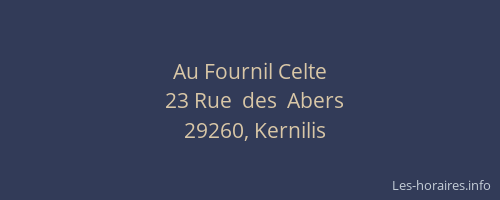 Au Fournil Celte
