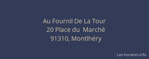 Au Fournil De La Tour