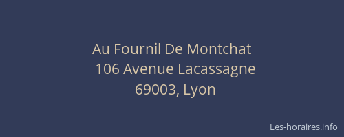 Au Fournil De Montchat
