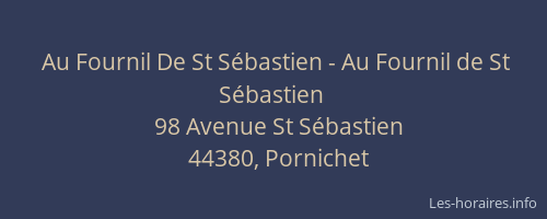 Au Fournil De St Sébastien - Au Fournil de St Sébastien
