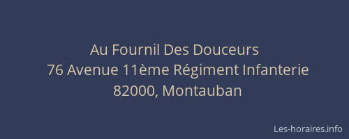 Au Fournil Des Douceurs