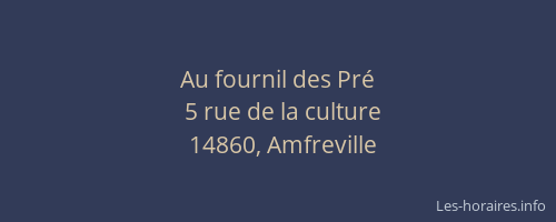 Au fournil des Pr&eacute;
